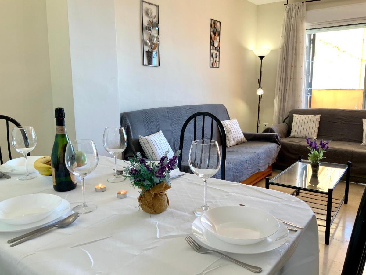 Apartamento De 2 Dormitorios, Gran Terraza, Vistas Al Mar Cerca Playa Carvajal Benalmadena Bagian luar foto